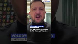 Russia Hits UNESCO City Lviv: 1,000 Drone Attack on Ukraine | Zelensky Reacts | World #shorts