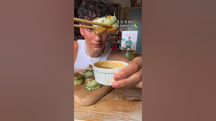 un SUSHI alternativo, di CETRIOLO🥒