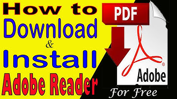 How to Download and Install ADOBE READER in Windows 10, 8.1, 7