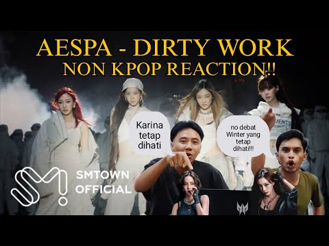 ( KARINA VS WINTER !!!! ) AESPA 에스파 'Dirty Work' MV ( NON KPOP REACTION)
