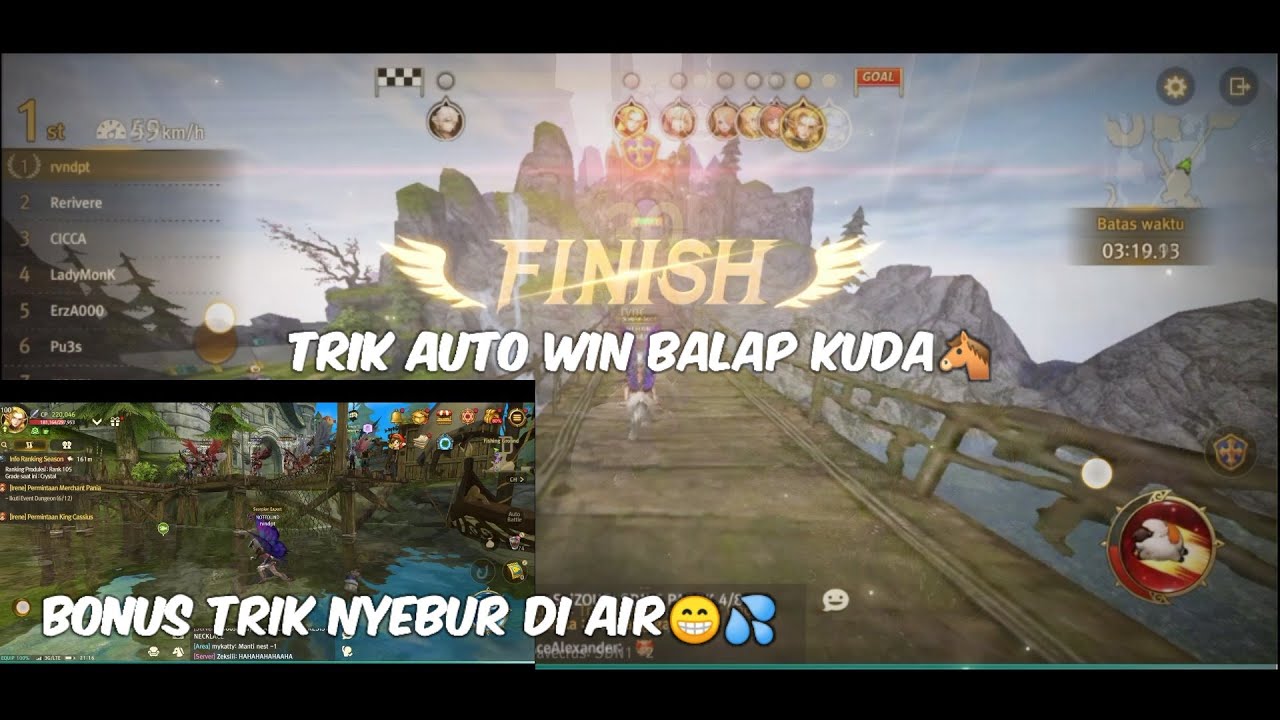 Win Balap TRICK Auto Win Wonderful Racing / Balap Kuda | World Of Dragon Nest ...