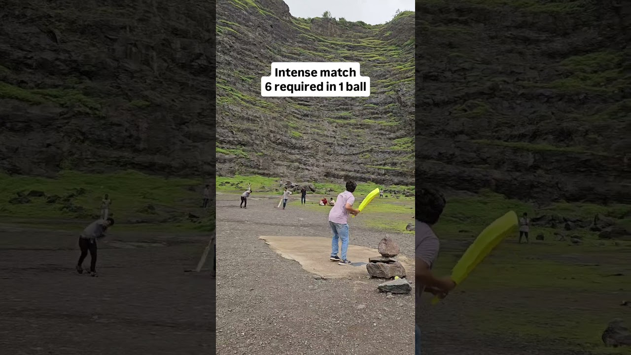 Mountain cricket, beautiful mountain view 