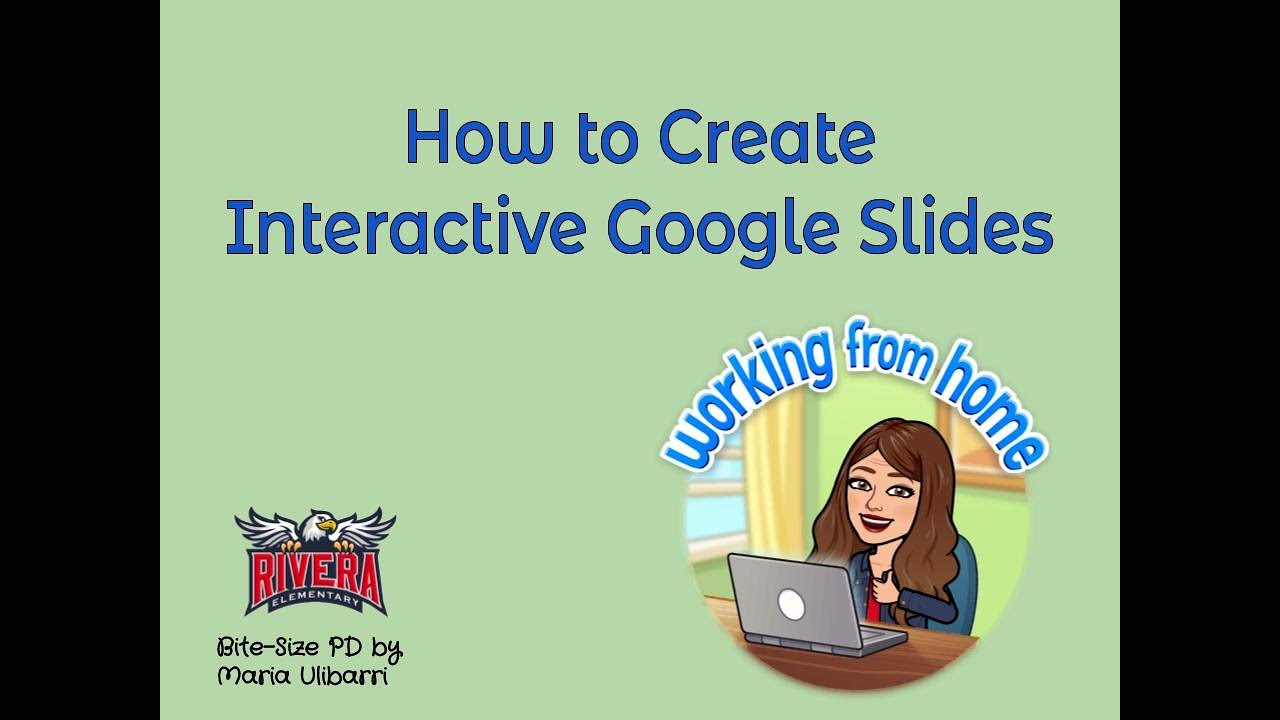 How to Create Interactive Google Slides - YouTube