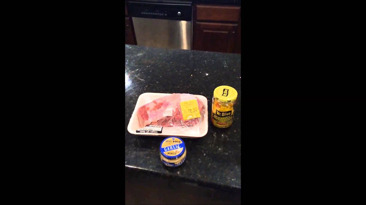 Chuck Roast & Banana Peppers YouTube