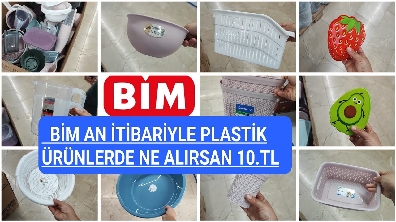 BİM AN İTİBARİYLE PLASTİK ÜRÜNLERİNDE NE ALIRSAN 10TL BİM BU HAFTA DOLU DOLU ÜRÜNLER 18 AĞUSTOS 2023