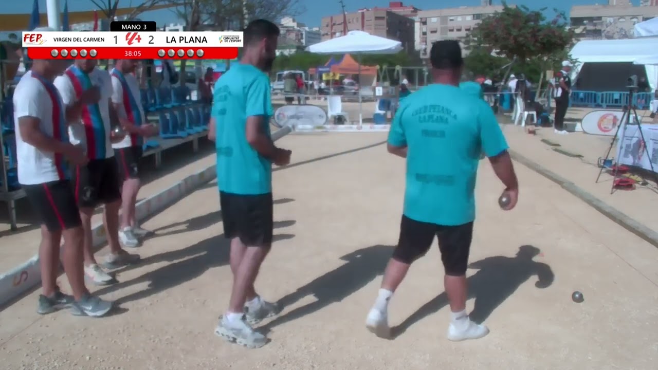 Miniature : Virgen del Carmen vs La Plana - Campeonato de España Tripletas Masculino 2ª (Benidorm)