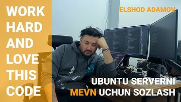 Ubuntu serverni MEVN uchun sozlash. Nginx/CURL/PM2/GIT