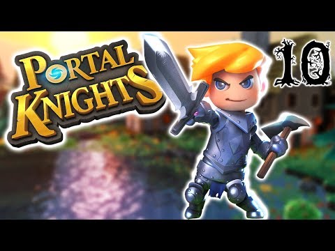 Fighting The Giant Slime Blob Queen Lets Play Portal Knights Episode 10
