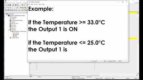 OMRON PLC - Analog Input / Temperature and Humidity Sensor
