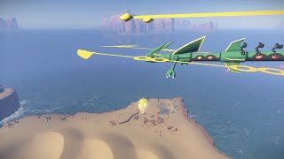 Sonic Frontiers (PC): Mega Rayquaza Over Wyvern Mod