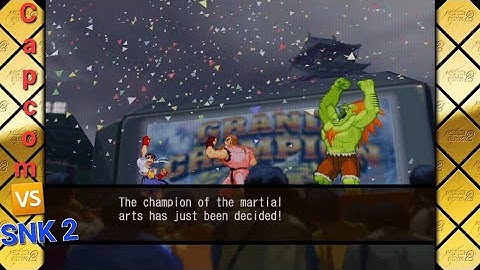 CAPCOM vs SNK 2 - Dan/Sakura/Blanka Arcade mode