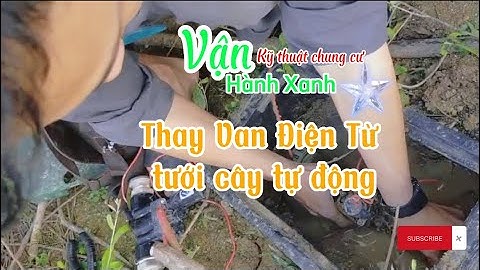 Kiểm tra vận điện từ tưới cây tự động || #vanhanhxanh #chungcu #kythuat #toanha #quanlychungcu