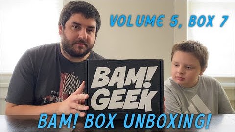 The BAM! Geek Box Unboxing - Volume 5, Box 7 - Mystery Autograph Subscription Box - August 2020