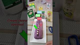 Low carb ube roll version 2 #ketorecipes #lowcarbcake #keto