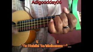 SHOLAWAT JIBRIL COVER UKULELE \\ CHORD & LIRIK