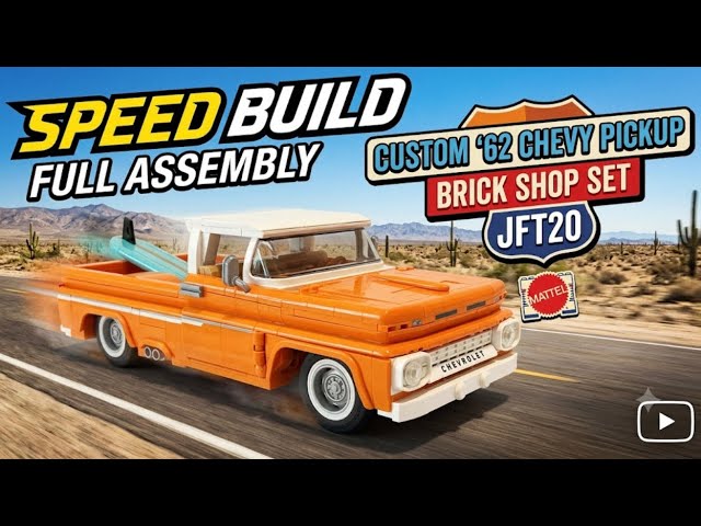 Mattel Brick Shop JFT20 - Custom '62 Chevy Pickup | Full Speed