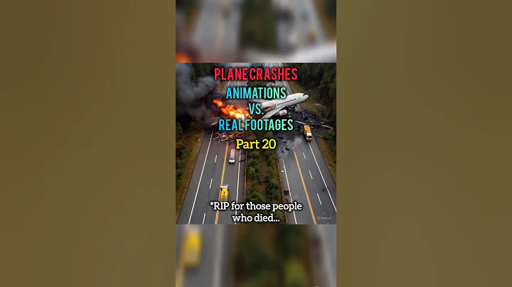 Plane Crashes Animations Vs Real Footages (Part 20) || #shorts  #planecrash #aviation