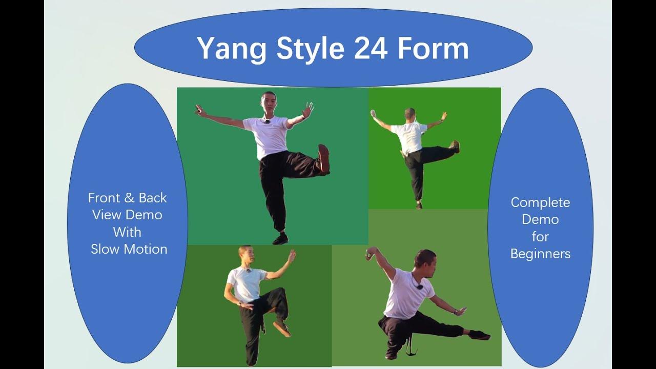 24 Form Tai Chi Demonstration Back View Yang Style 24 Form Tai Chi Chuan Demo Front-Back View - YouTube
