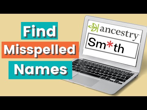 Find Misspelled Names