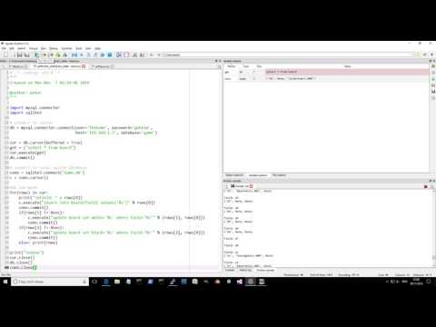 Get my table data from MySQL to SQLite3