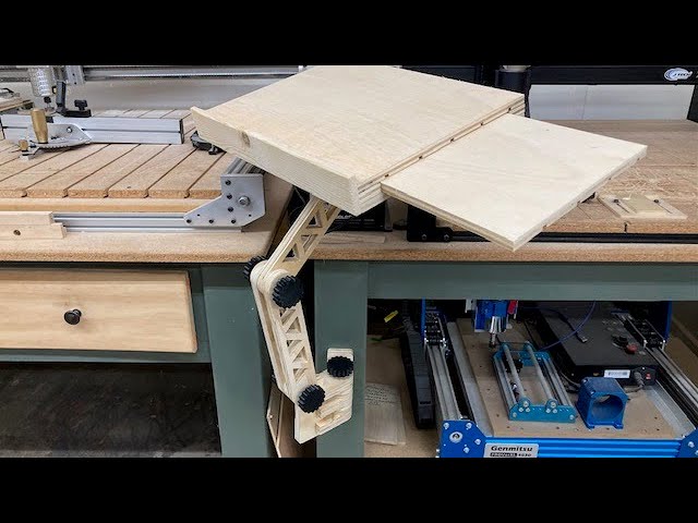 How to Make a Simple DIY Computer Stand - YouTube