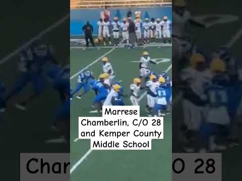 Marrese Chamberlin, C/O 28 and Kemper County Middle School