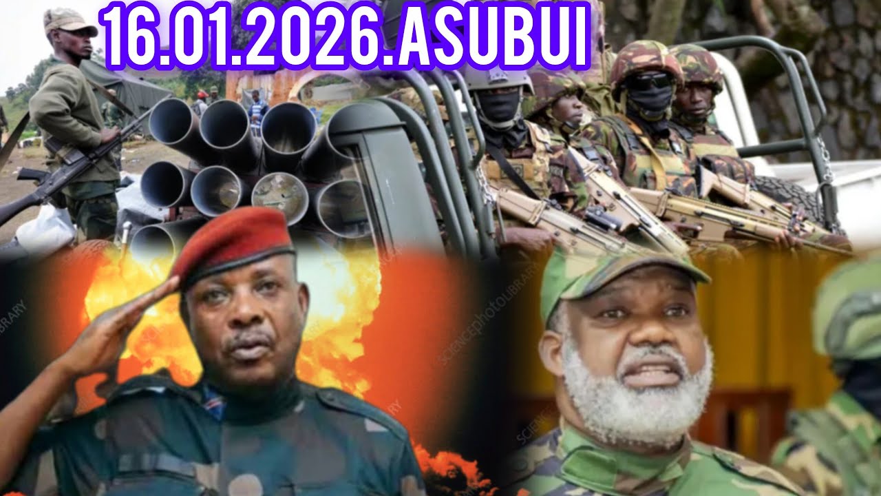 16.01.2026/THESE ARE THE FACTUAL NEWS FROM THE EAST OF DR.CONGO AND OTHER COUNTRIES