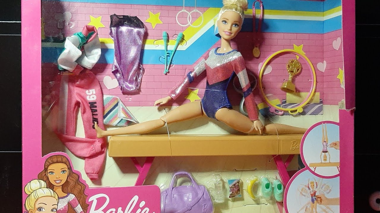 Nouveau coffre #Barbie Gymnastique - déballage - All New #Barbie 
