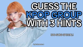 GUESS THE KPOP GROUP WITH THREE HINTS!!! (300 subs special 💗) #kpop #kpopedit #foryou #blackpink #yt
