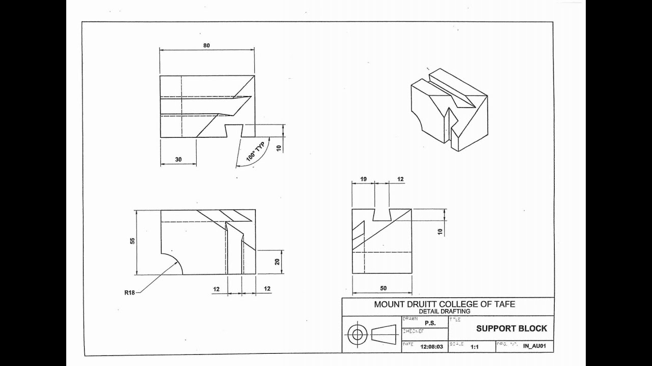 Menggambar 3D Fitur Plane Three Points Autodesk Inventor 2025