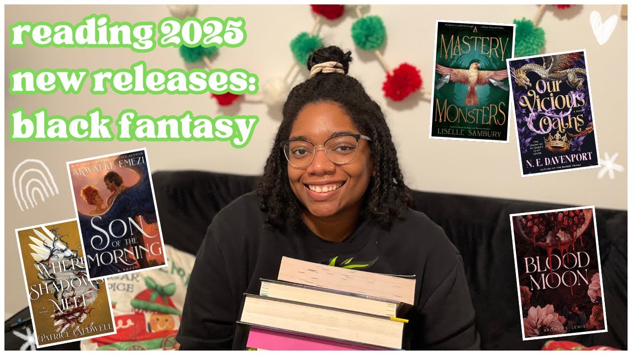 finding 3 of my favorite books of 2025! | anticipated black fantasy releases reading vlog