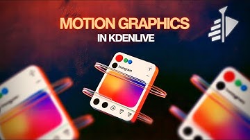 ADVANCED Motion Graphics In Kdenlive [TEASER]