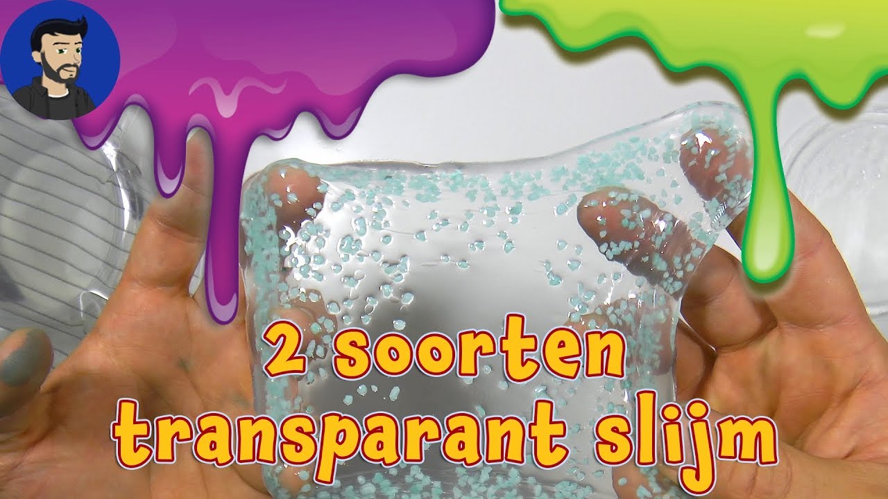 2 soorten transparant slijm + Bonus experiment.