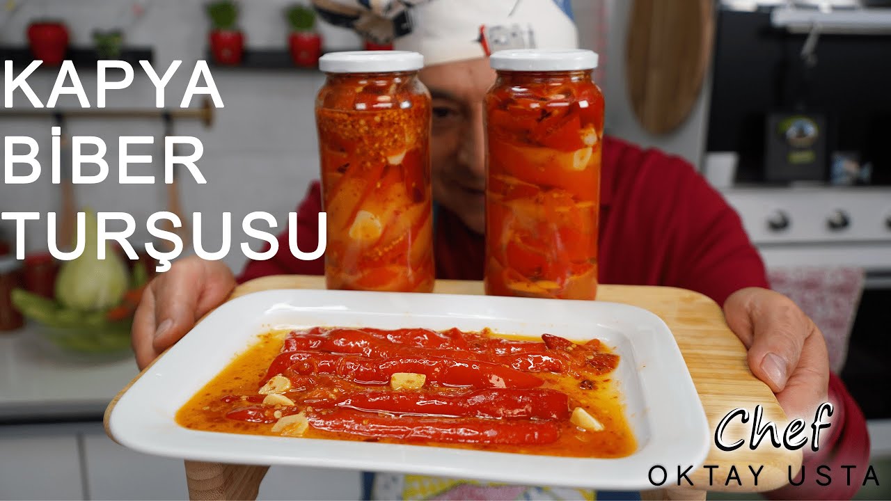 YAĞLI KAPYA BİBER TURŞUSU ❗️Nasıl Yapılır? | Chef Oktay Usta