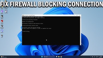 How To Fix Security or Firewall Settings Might Be Blocking the Connection in Windows 10/11