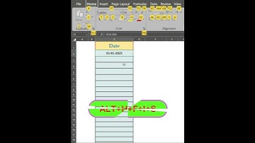 Stop Typing Dates in Excel ❌ | Use This Shortcut Instead #excel #tutorial #facts #viral #exceltricks