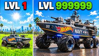 Level 1 to Level 1,000,000 Hotwheels Navy Boat in GTA!