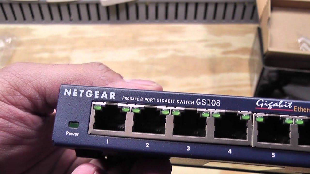 NETGEAR - 8-Port Gigabit Ethernet Unmanaged Switch (GS108)