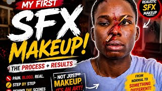 Realistic SFX Makeup Tutorial | Pencil Through Face Special Effects Makeup