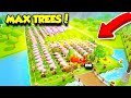 I Planted EVERY TREE In TREE PLANTING SIMULATOR And Reached MAX TREES!! (Roblox)