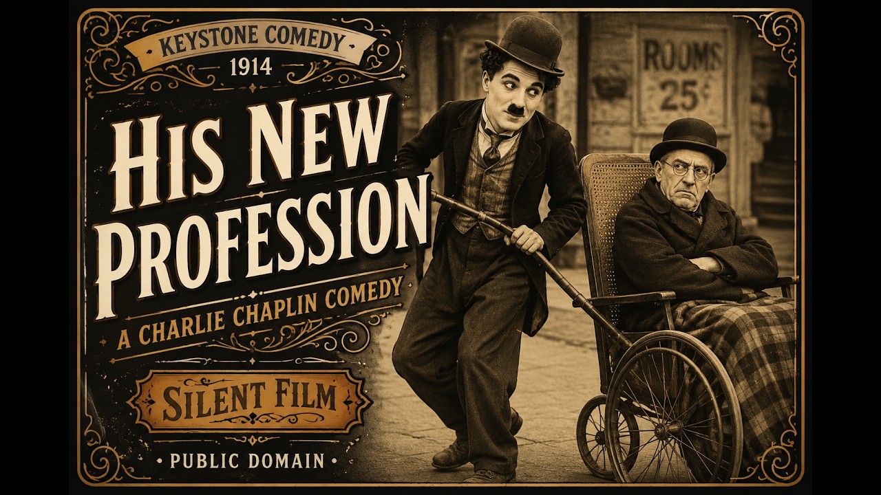 His New Profession (1914) | Charlie Chaplin Silent Comedy | Public