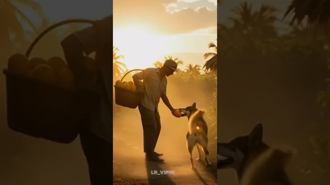 "The Farmer and the Wolves | A Heart-Touching Papaya Farm Story 🐺🍈"