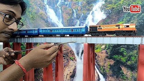 HO Scale Model Indian Railways Girder Bridge Making & Installation - Part 2 | train videos
