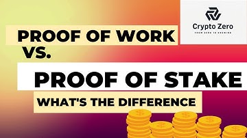 Proof of Work vs  Proof of Stake – What