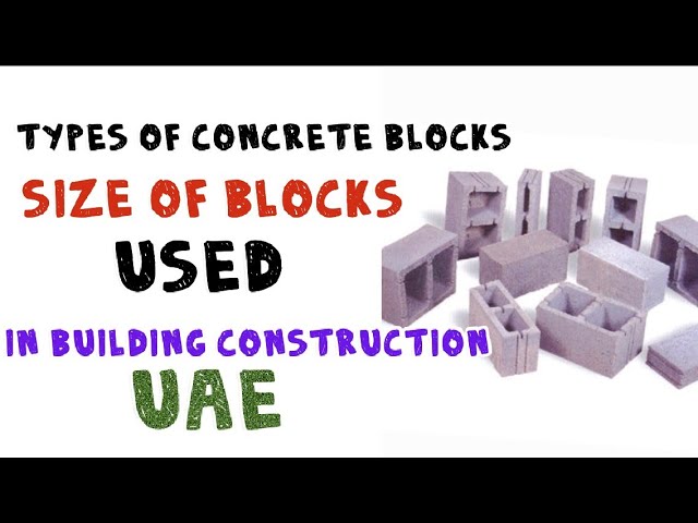 Types of Concrete Blocks Used in Construction