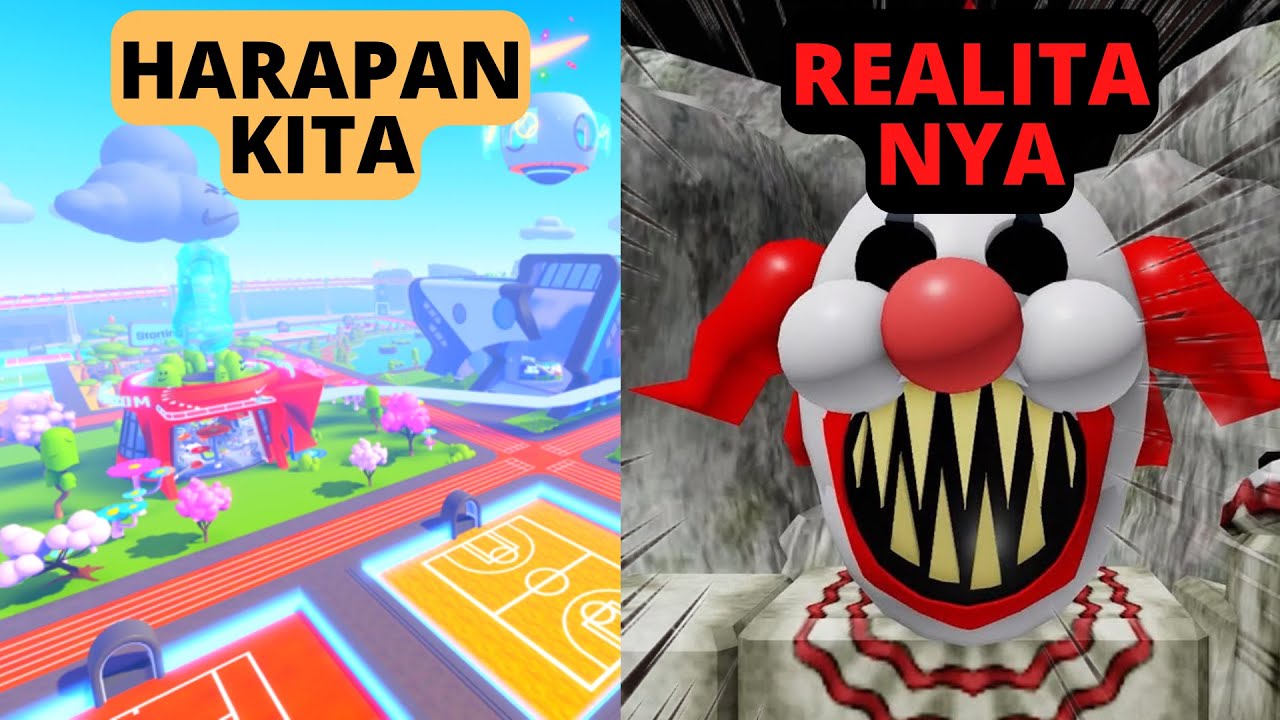 KE TEMPAT PERMAINAN MALAM HARI ITU BERBAHAYA GUYS || Escape The ...