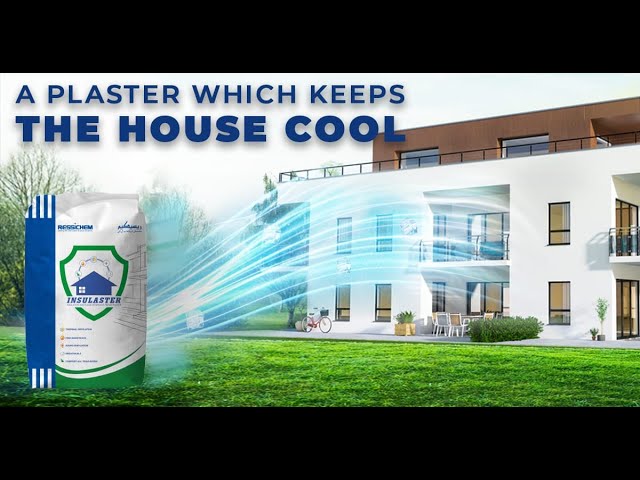 Insulaster  insulation and flame retardant premix plaster #thermalInsulation #cool #fireresistance