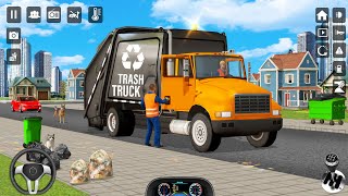 Trash Truck Games Simulator 3D Android [Game Play] screenshot 2