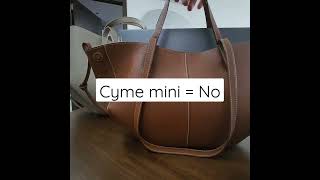 Polene Cyme vs Cyme Mini for work? Will your 14' laptop fit in the Cyme mini or the cyme?