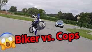 Biker Vs Police Motorcycle Police Compilation Polizeikontrollen, Wheelies Cops Paddyenduro